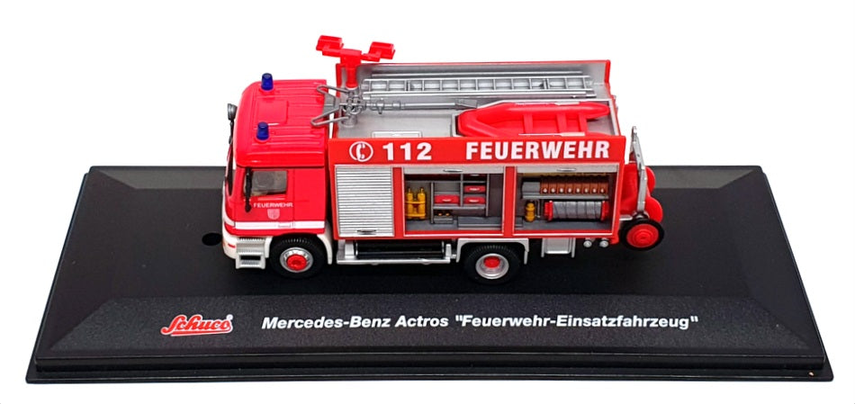 Schuco Junior Line 1/72 Scale 6504 - Mercedes Benz Actros Feuerwehr Fire Engine