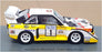 Spark 1/43 Scale S7897 Audi Sport Quattro S1 E2 #1 Manx International Rally 1985