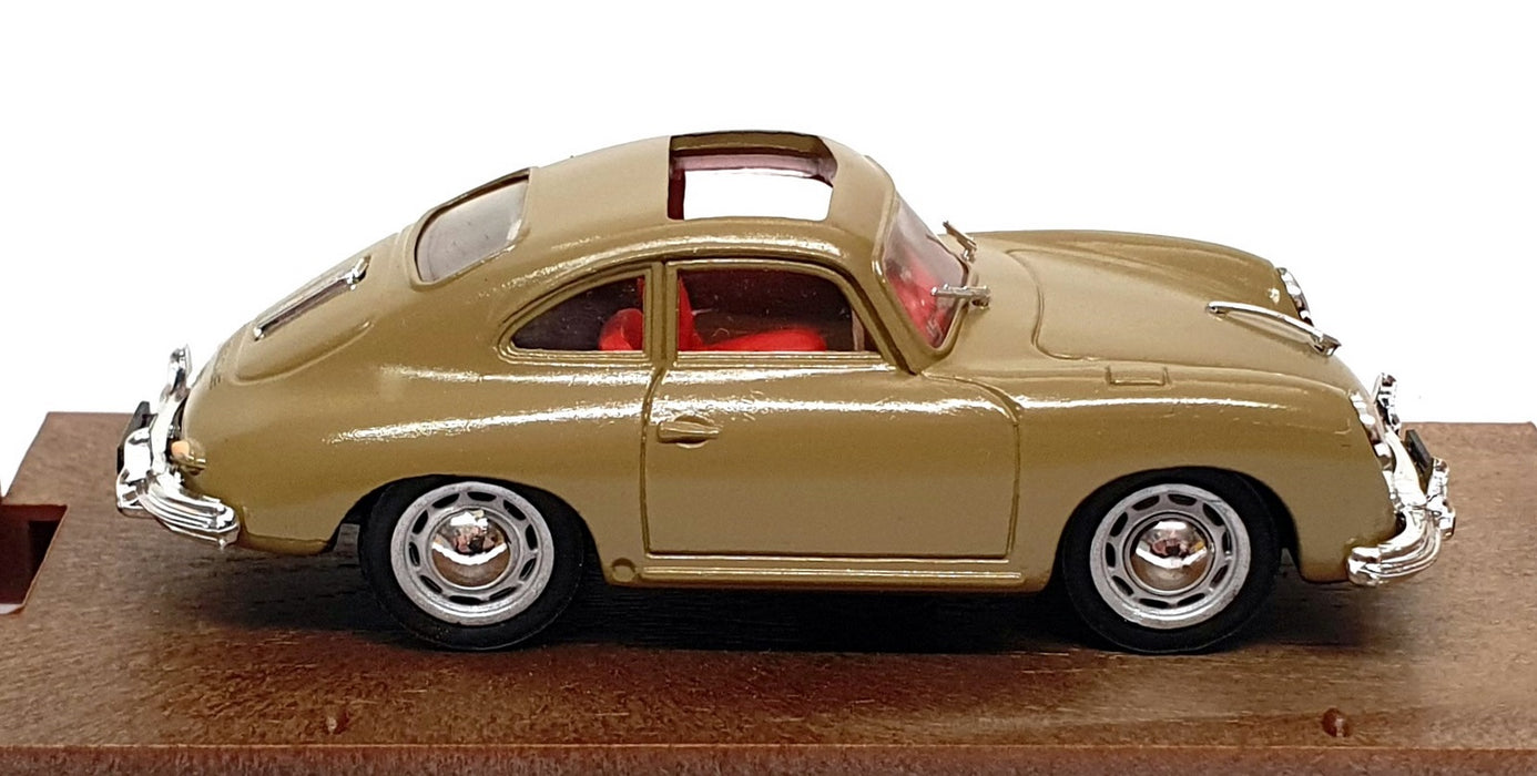 Brumm 1/43 Scale Diecast R121 - 1952 Porsche 352 Coupe - Olive/Red Int.