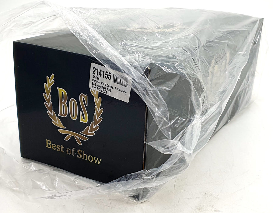 BOS Models 1/18 scale Resin BOS274 - Dodge Coronet Club Coupe - Blue/White