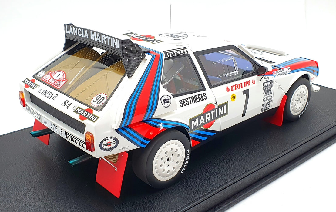 Top Marques 1/12 Scale TMR1260A Lancia Delta S4 1986 #7 Monte Carlo Toivonen