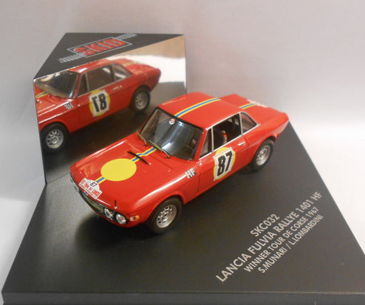 Skid 1/43 Scale Diecast Model SKC032 LANCIA FULVIA RALLY 1401 HF WINNER 1967