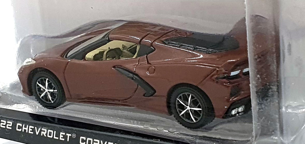 Greenlight 1/64 Scale 68020-B - 2022 Chevrolet Corvette C8 Stingray Coupe Brown