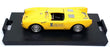 Brumm 1/43 Scale s99/02 - 1955 Porsche 550 Zienert Deutshland - Yellow