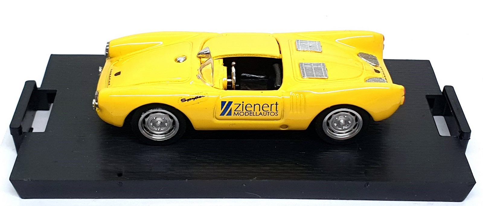 Brumm 1/43 Scale s99/02 - 1955 Porsche 550 Zienert Deutshland - Yellow