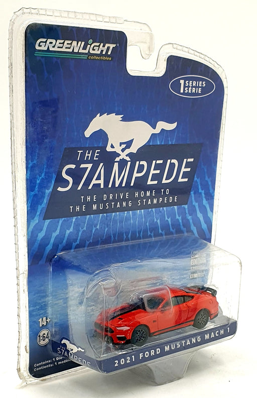 Greenlight 1/64 Scale 11340-E - 2021 Ford Mustang Mach 1 - Red