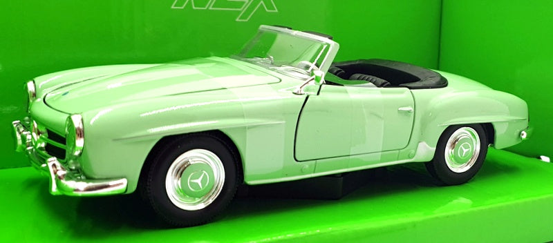 Welly NEX 1/24 Scale Diecast 24118C-W - 1955 Mercedes-Benz 190 SL - Mint Green