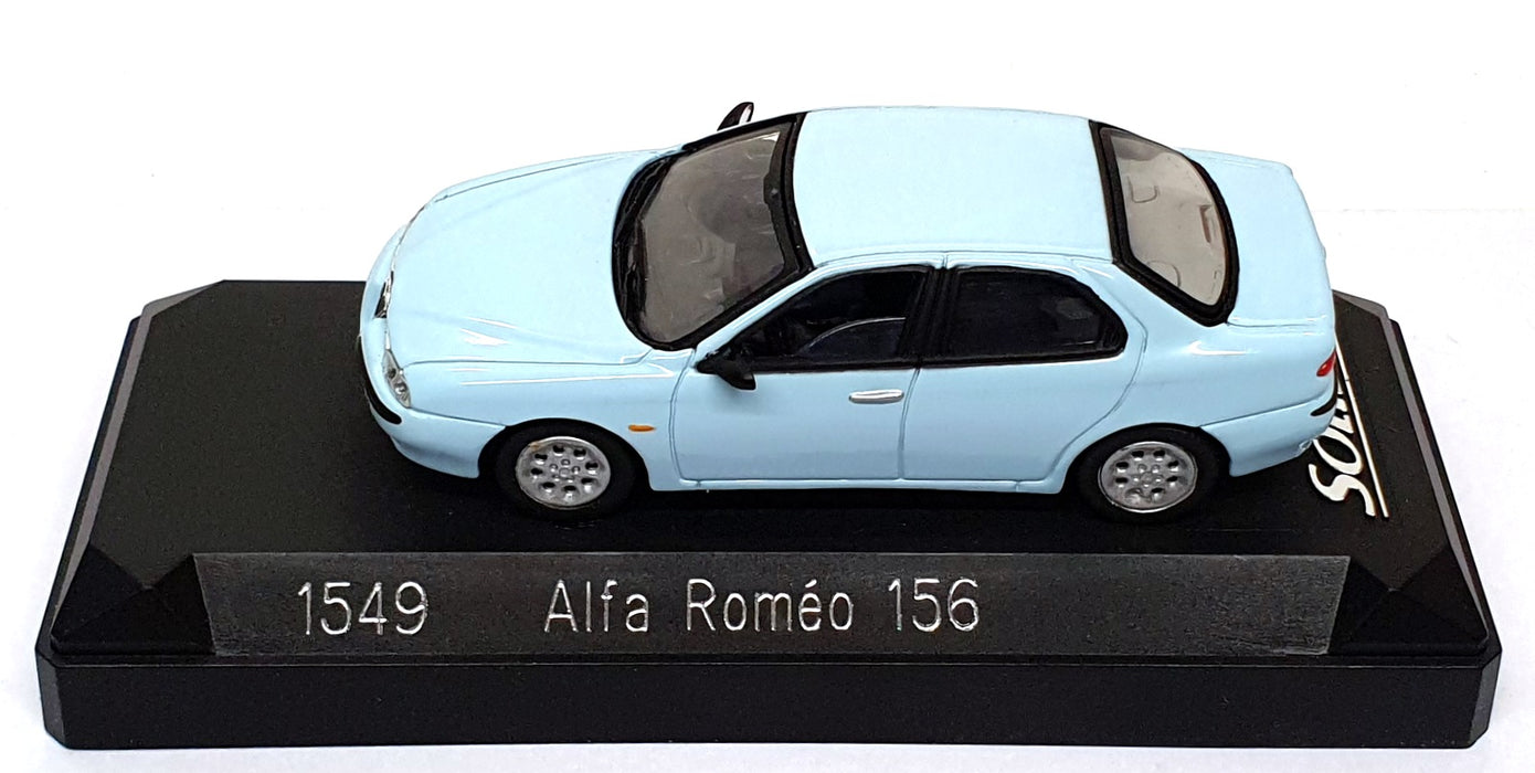 Solido 1/43 Scale Diecast 1549 - 1998 Alfa Romeo 156 - Lt. Blue