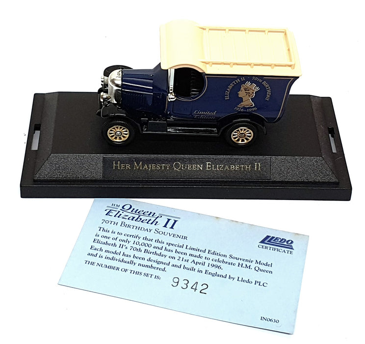 Lledo Diecast LL7096B - Morris Van Queen Elizabeth 11 70th Birthday Souvenir