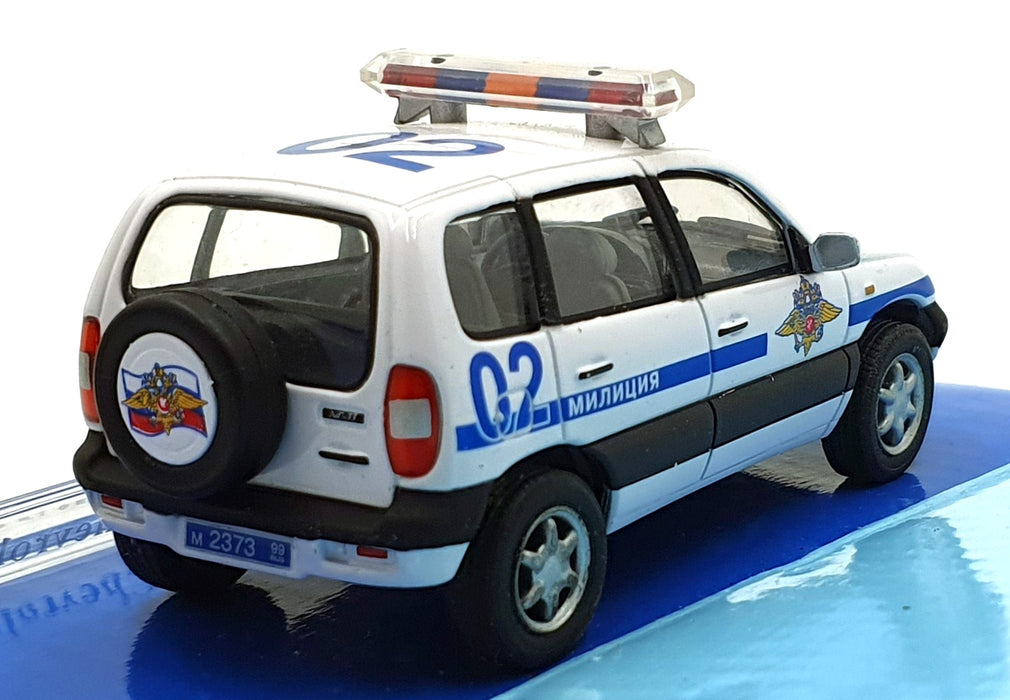 Cararama 1/43 Scale 210226M - Chevrolet Niva 02 Police Car - White