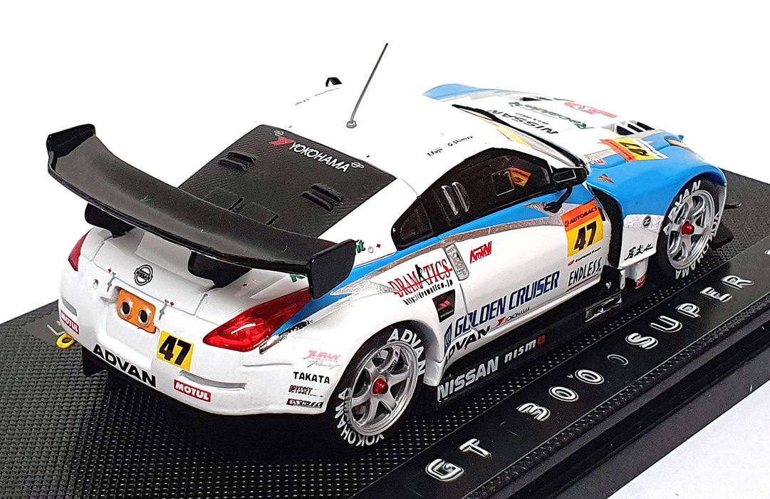 Ebbro 1/43 Scale 703 - Nissan CCI Recaldent Advan Z Super GT300 '05 #47 - White