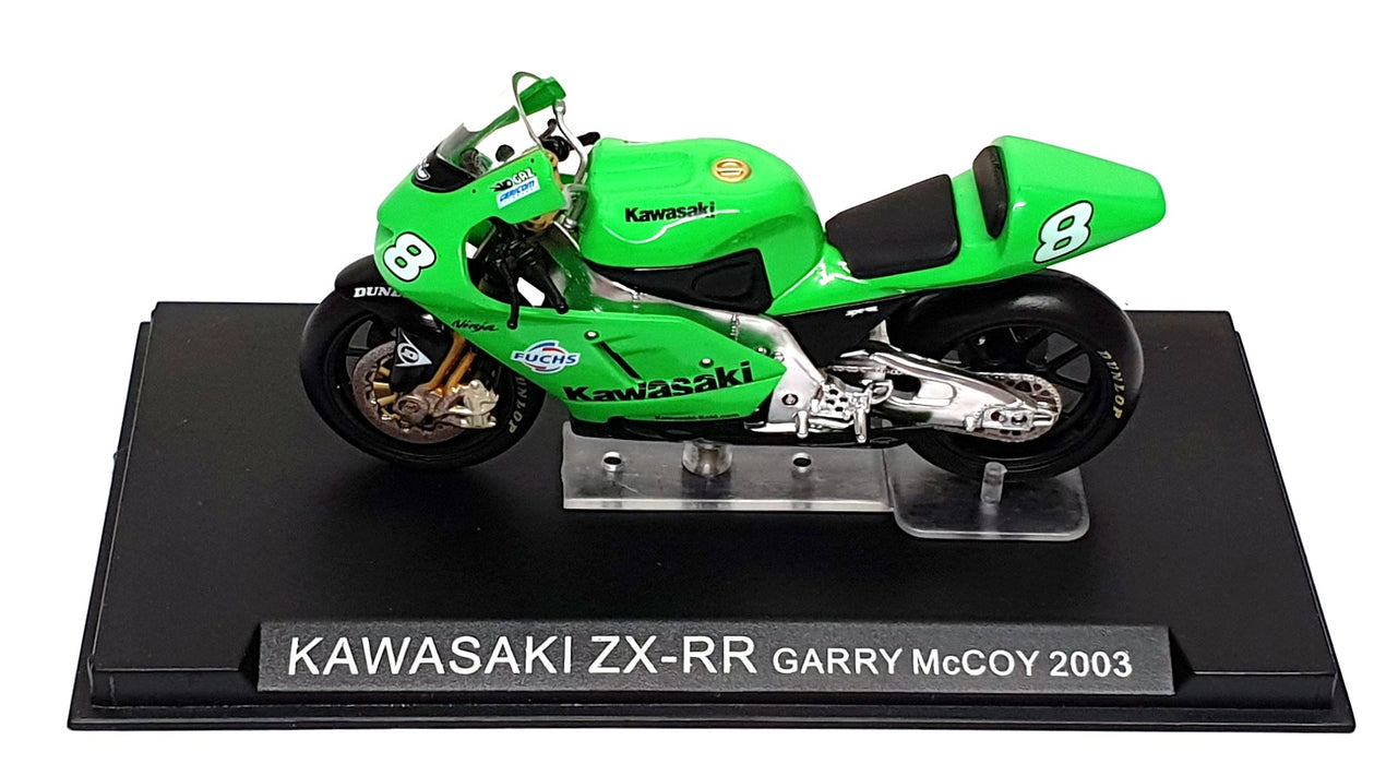 Altaya 1/24 Scale AMB03C - Kawasaki ZX-RR #8 Garry McCoy 2003 - Green