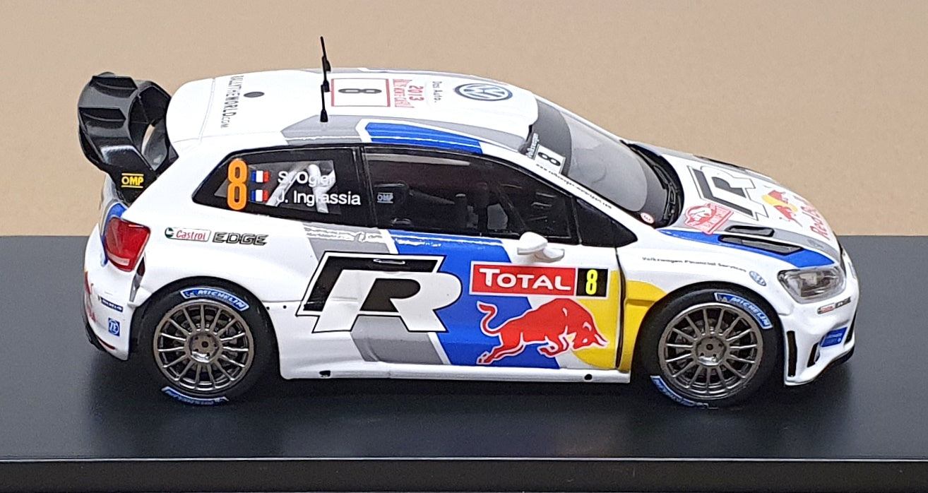 VW Dealership 1/43 Scale 6C7.099.300.B .NP3 - VW Polo R WRC #8 Monte Carlo 2013