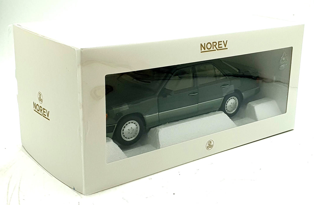 Norev 1/18 Scale 183952 - 1990 Mercedes Benz 230 E - Night Met. Green
