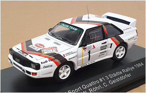 CMR 1/43 Scale WRC025 - Audi Sport Quattro #1 Stadte Rally 1984 - White