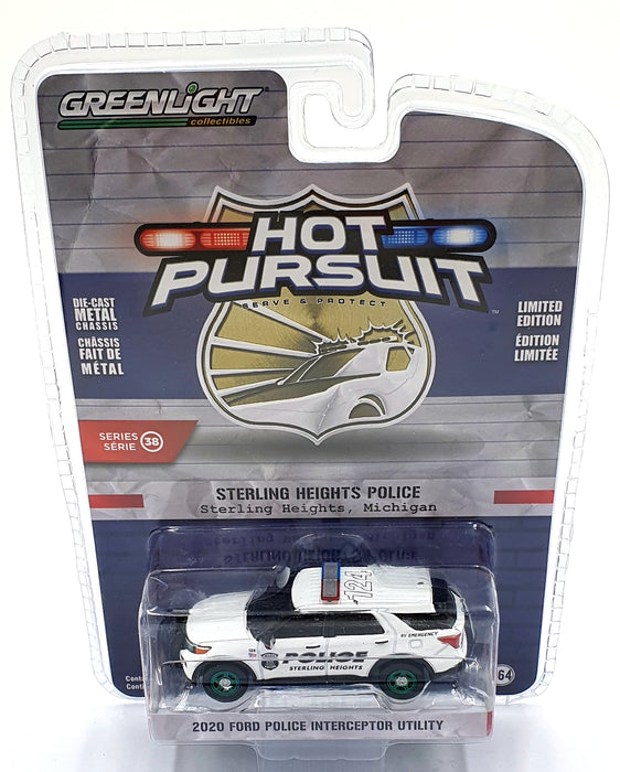 Greenlight 1/64 Scale 42960-E - 2020 Ford Police Interceptor Utility