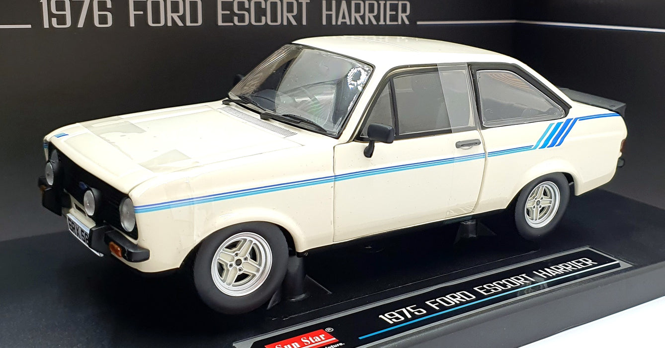 Sun Star 1/18 Diecast 4636R - 1980 Ford Escort Harrier - Diamond White