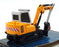 Cararama 1/43 Scale 210001C - Far East Construct Excavator Digger - Yellow