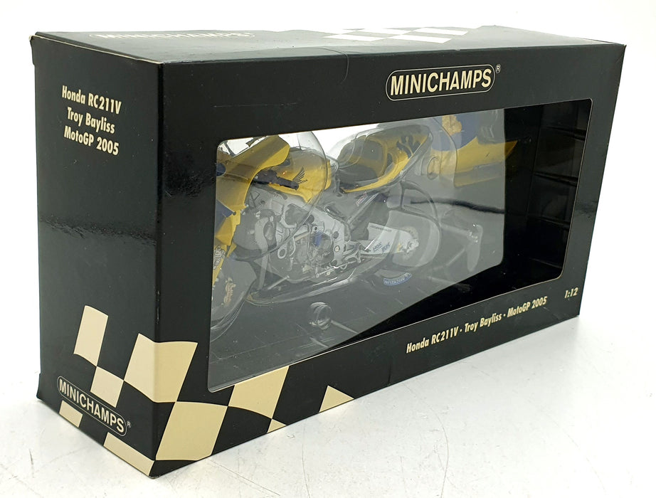 Minichamps 1/12 Scale Diecast 122 051012 Honda RC211V Camel T.Bayliss 2005