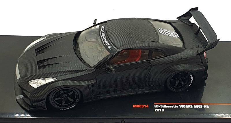 Ixo Models 1/43 Scale MOC314 - 2019 Nissan LB-Silhuette Works 35GT-RR Matt Black