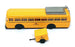 Brekina 1/87 Scale BK01A - Büssing 6500 T Postbus Deutsche Post - Yellow