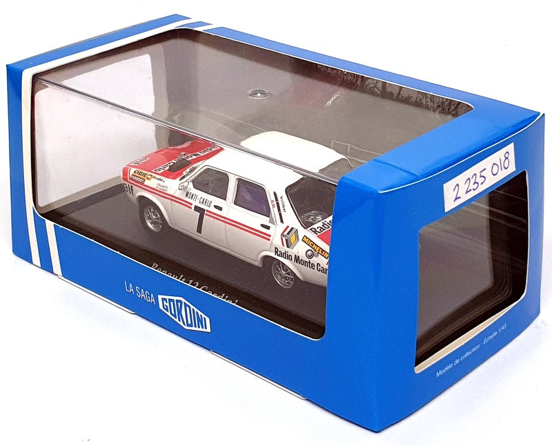 Atlas Editions 1/43 Scale 2 235 018 - Renault 12 Gordini #7 Monte Carlo 1973