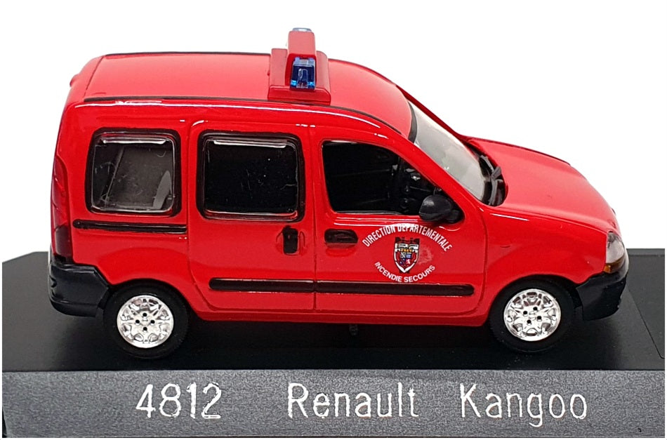 Solido 1/43 Scale 4812 - Renault Kangoo Fire Car Pompiers - Red
