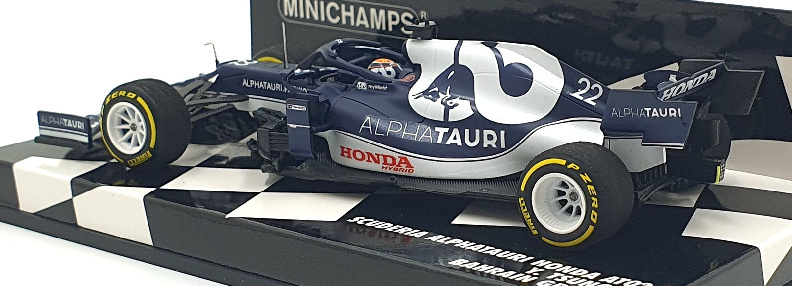 Minichamps 1/43 Scale 417 210122 - Honda AT02 #22 Bahrain 2021