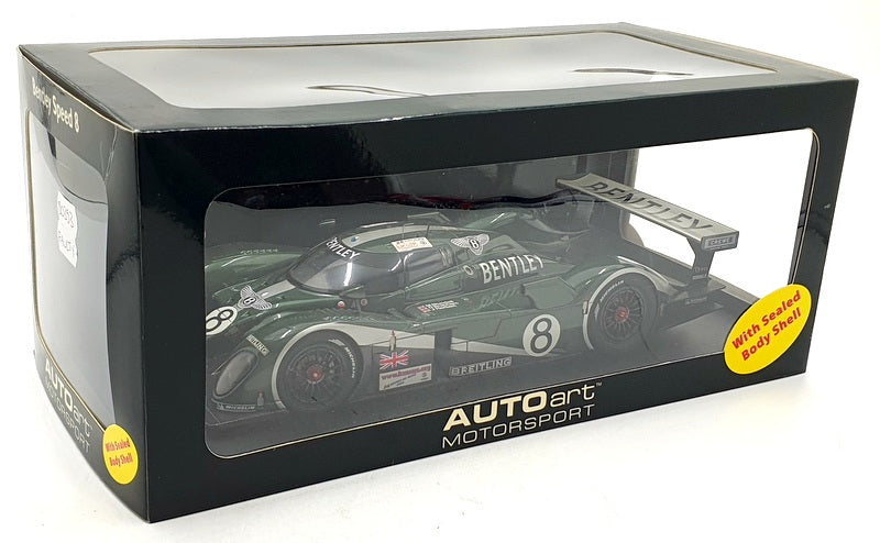 Autoart 1/18 Scale Diecast 80353 - Bentley Speed 8 Le Mans 2003 #8 2nd Herbert