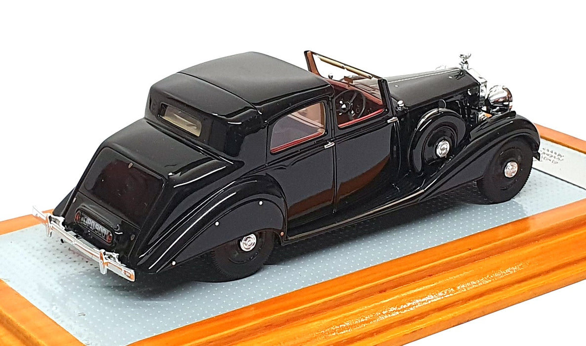 Ilario 1/43 Scale IL052 - 1937 Rolls Royce Phantom III Sedanca De Ville - Black