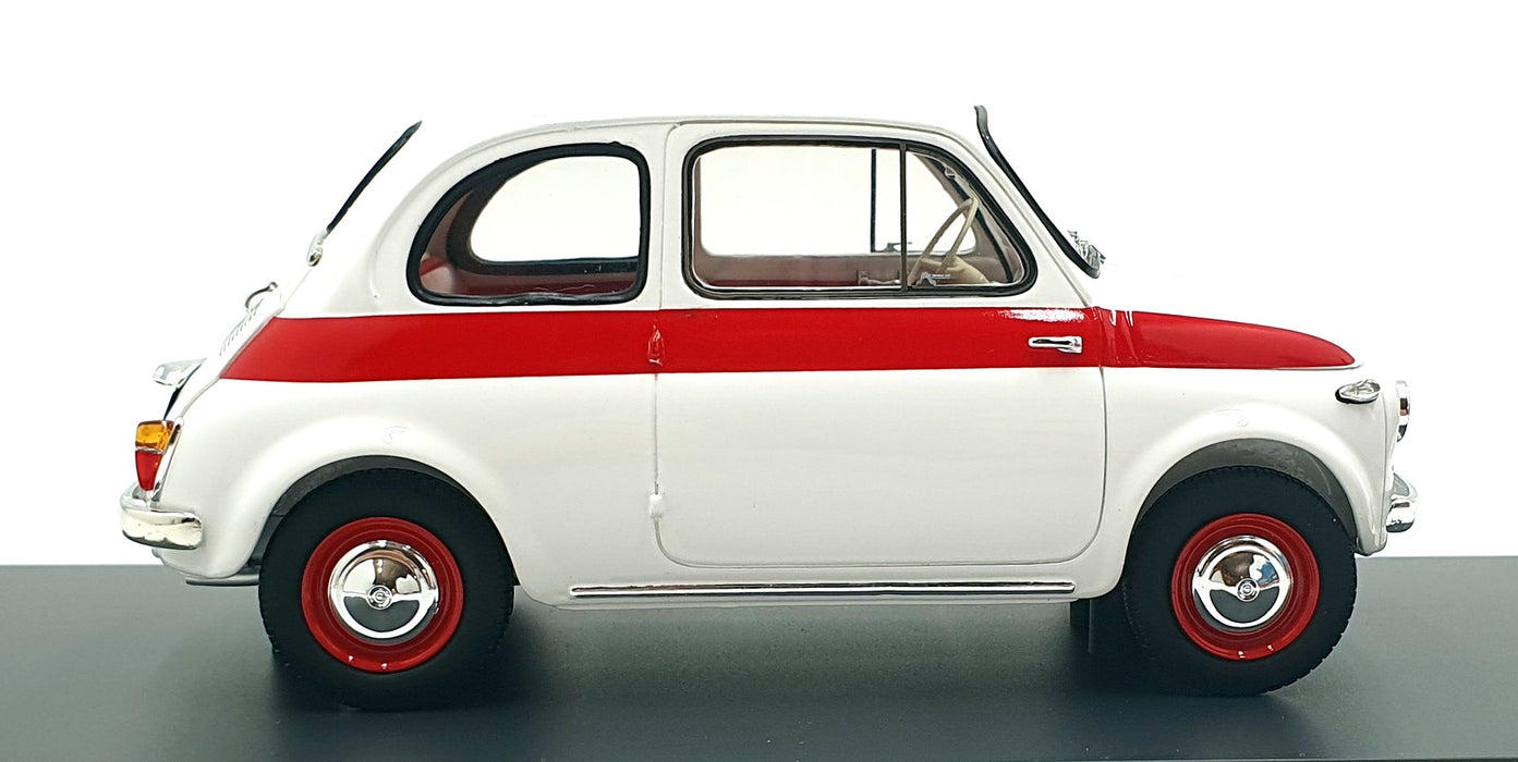 Schuco 1/18 Scale Diecast 18U00024 - 1958 Fiat Nuova 500 Sport - White