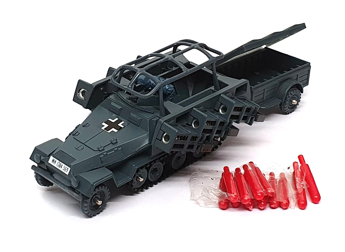 Corgi Diecast 907 - German Semi Track Hanomag Sdkfz 251/1 Rocket Launcher