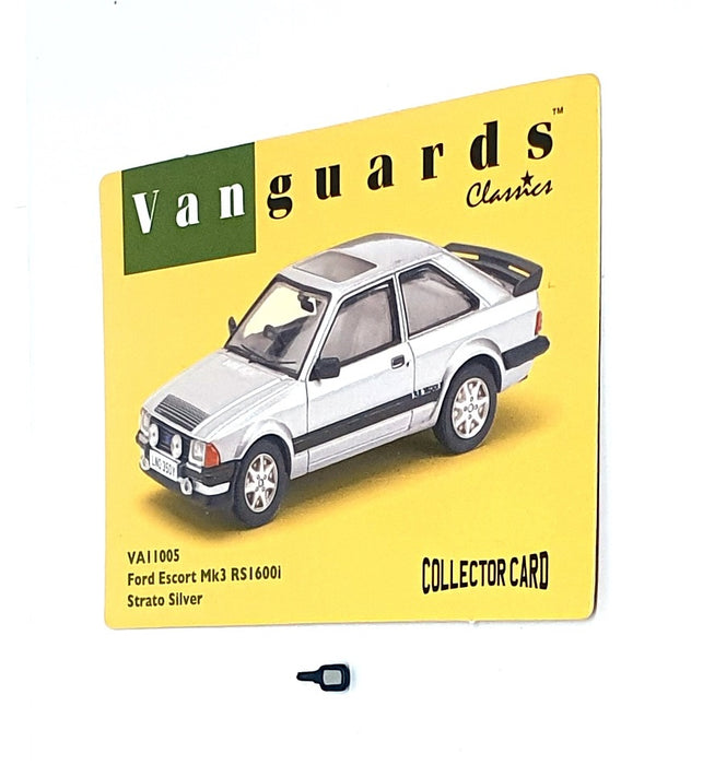 Vanguards 1/43 Scale VA11005 - Ford Escort Mk3 RS1600i - Strato Silver