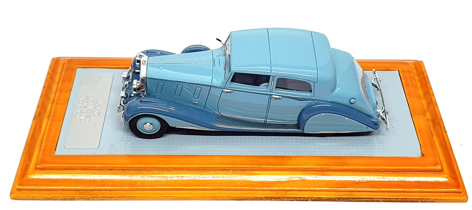 Ilario 1/43 Scale IL053 1938 Rolls Royce Phantom III Sedanca De Ville - 2T Blue