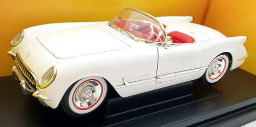 ERTL 1/18 Scale Diecast 36833 - 1953 Corvette Cabriolet - White/Red Seats