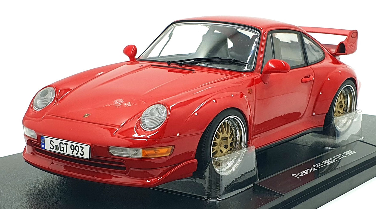 KK Scale 1/18 Scale KKDC181425B - 1996 Porsche 911 (993) GT2 - Red