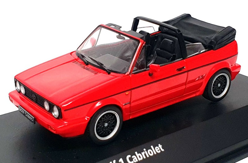 Solido 1/43 Scale Diecast S4315801 - Volkswagen Golf 1 Cabriolet Sportline - Red