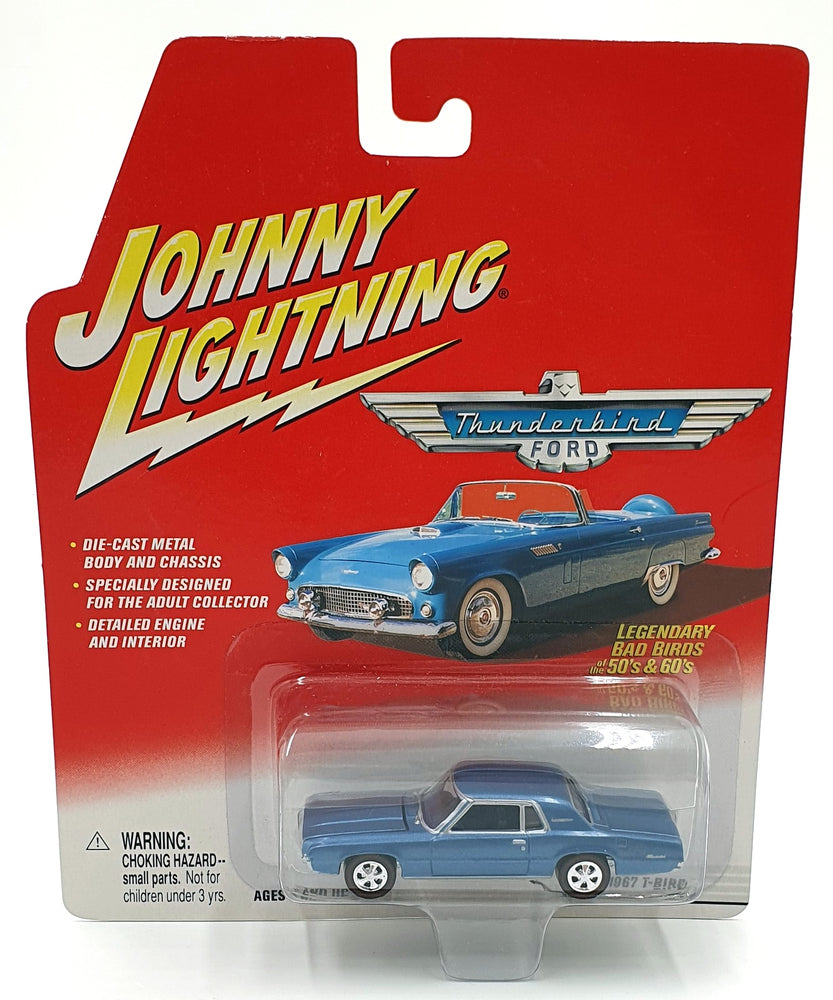 Johnny Lightning 1/64 Scale 455-01 - 1967 Ford T-Bird - Met. Blue