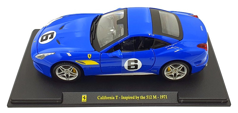 Burago 1/24 Scale Diecast 191223L - 1971 Ferrari California T - Blue #6