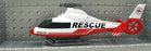 Cararama 1/43 Scale 716202 - Rescue Helicopter - Red/White