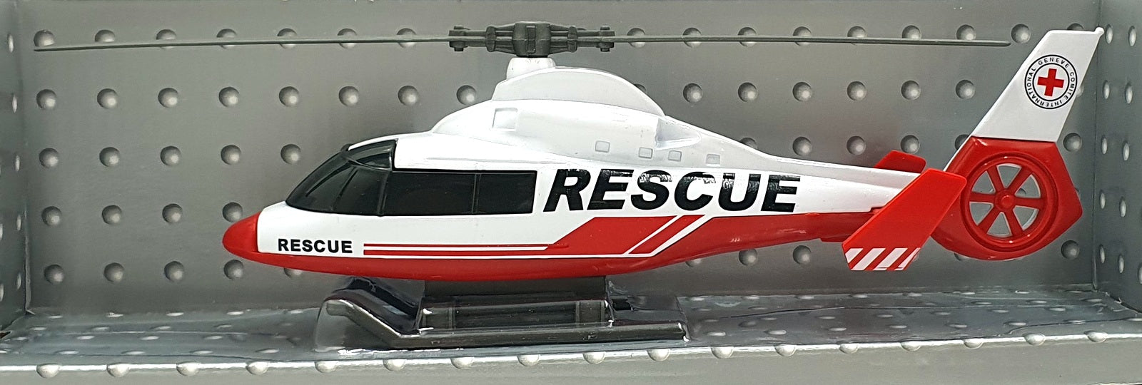 Cararama 1/43 Scale 716202 - Rescue Helicopter - Red/White