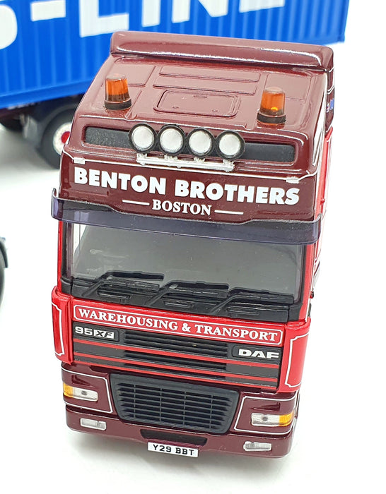 Corgi 1/50 Scale CC99173 - Scania T Topline, Scania Topline & DAF XF  Benton