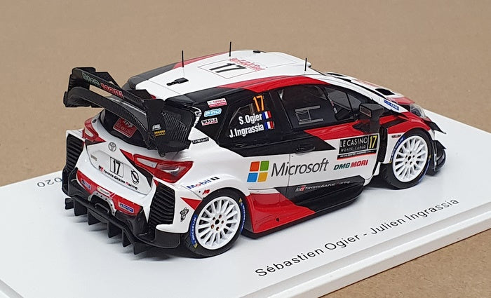 Spark 1/43 Scale S6551 - Toyota Yaris WRC #17 2nd Monte Carlo Rally 2020