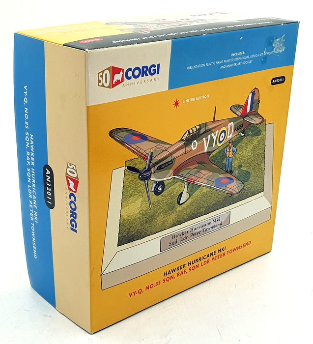 Corgi 1/72 Scale AN32011 Hawker Hurricane MK1 VY-Q No.85 Sqn Townsend