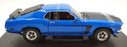 Welly NEX 1/18 Scale Diecast 12516W - 1969 Ford Mustang Boss - Blue