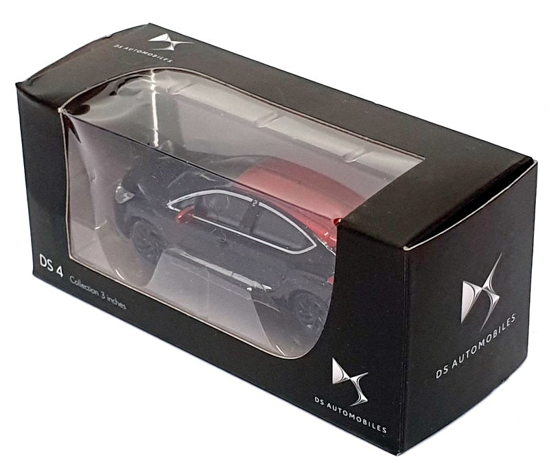 Norev 3 Inches Long Diecast AMC019483 - 2015 Citroen DS4 - Black/Red