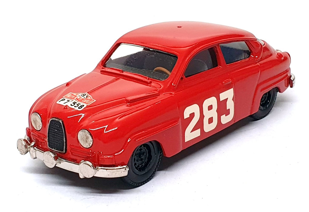GPM Classic 43 1/43 Scale 1004 - Saab 96 #283 Winner Monte Carlo 1963 - Red