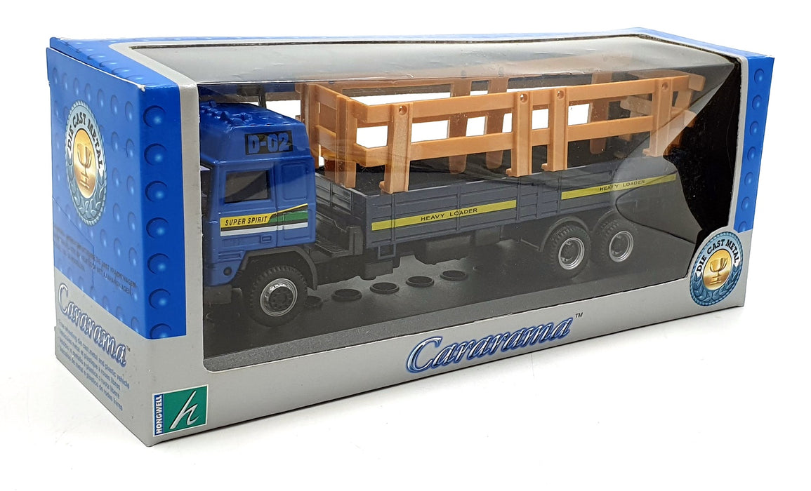 Cararama 1/60 Scale 100005G - Mercedes-Benz Construction Truck Heavy Loader Blue