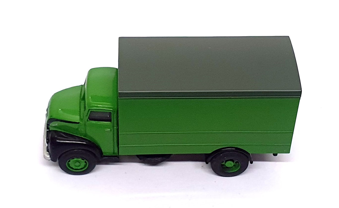 Base Toys 1/76 Scale Diecast COV-01 - Leyland Comet Box Van - Green