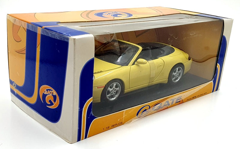 Gate 1/18 Scale Diecast 01054 - Porsche 966 Carrera Cabriolet - Yellow